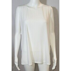 NWT - ZELLA Women’s Performance White Sleeveless Tee - Size L